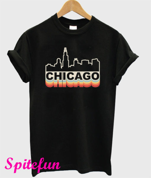 Chicago Skyline Vintage T-Shirt