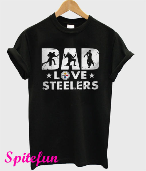 Dad love Pittsburgh Steelers T-Shirt