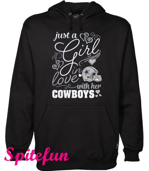 Dallas Cowboys Just A Girl In Love With Her Hoodie