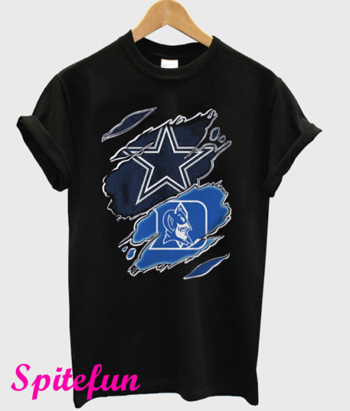 Dallas Cowboys and Duke Blue Devils T-Shirt