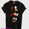 Deadpool One Punch Man Fusion Black T-Shirt