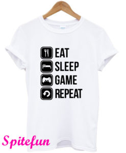 Eat Sleep Game Repeat T-Shirt