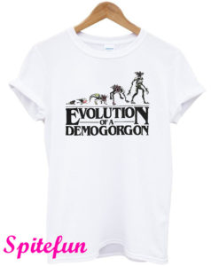 Evolution of A Demogorgon Stranger Things T-Shirt