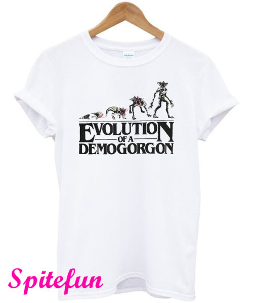 Evolution of A Demogorgon Stranger Things T-Shirt