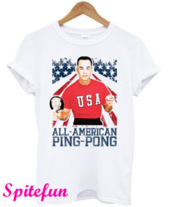 Forrest Gump American Flag T-Shirt