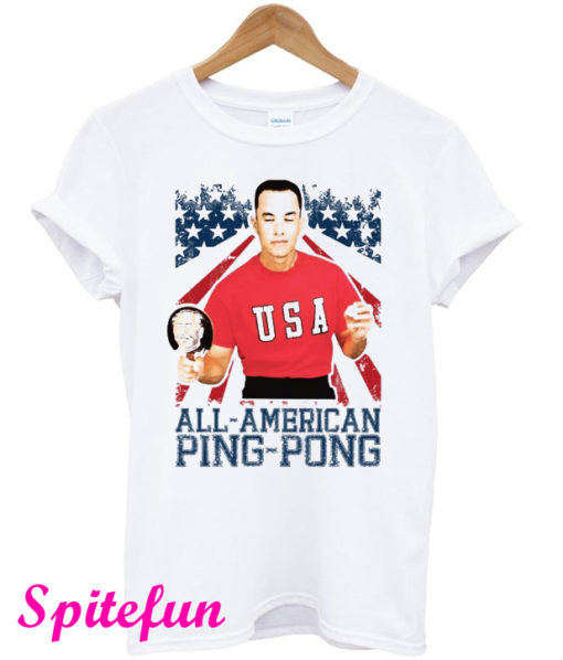 Forrest Gump American Flag T-Shirt