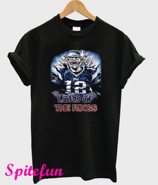 GOAT Brady 12 Lord Of The Rings T-Shirt