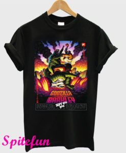 Godzilla Vs. Charles Barkley Poster T-Shirt