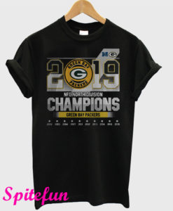 Green Bay Packers 2019 NFC North Division Champions T-Shirt