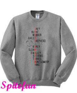 Grey Burke Webber Bailey Shepherd Sweatshirt