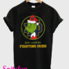 Grinch I hate People But I Love My Notre Dame Fighting Irish T-Shirt