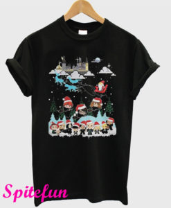 Harry Potter and Santa Claus Christmas T-Shirt