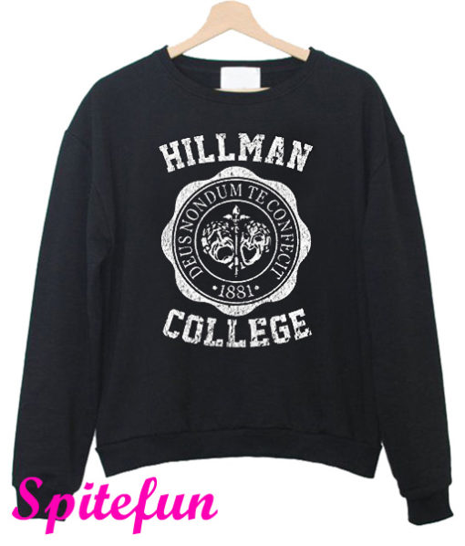 Hillman College Maroon Sweatshirt