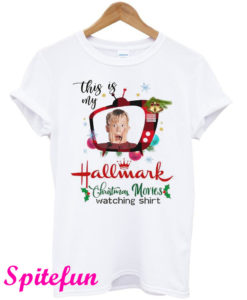 Home Alone This Is My Hallmark Christmas Movie Watching T-Shirt