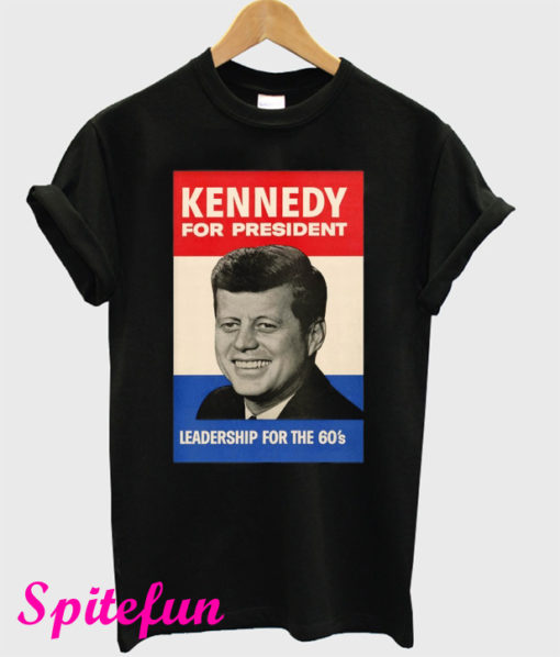 John F. Kennedy 1960 Campaign Poster T-Shirt