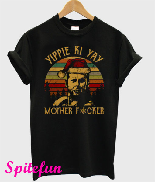 John McClane Yippee Ki Yay Motherfucker Vintage T-Shirt