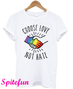 LGBT Ally Gay Pride Month Gifts Choose Love T-Shirt