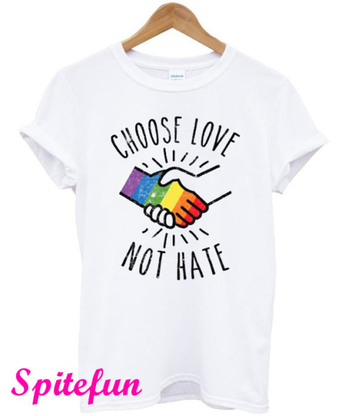 LGBT Ally Gay Pride Month Gifts Choose Love T-Shirt