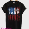 LGBT Parody Liberty Guns Beer Trump T-Shirt