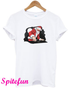 Let it Snow Cocaine Gift Idea Santa Ugly Xmas T-Shirt