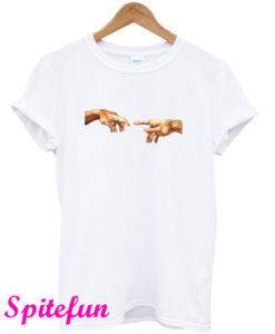 Michelangelo Sistine Chapel Hands T-Shirt