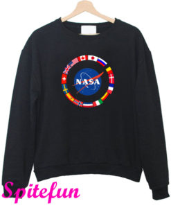 NASA All Country's Flags Sweatshirt