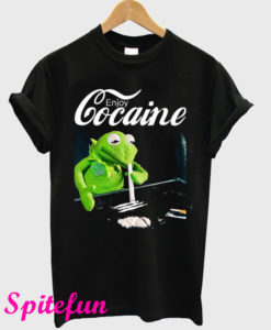 Night Out Cocaine Kermit the Frog Parody T-Shirt