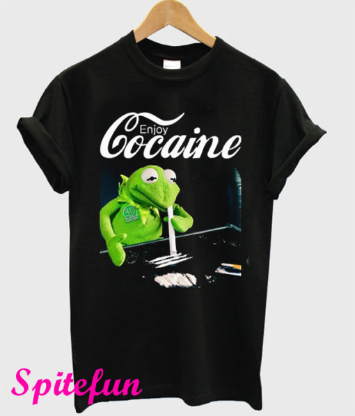 Night Out Cocaine Kermit the Frog Parody T-Shirt