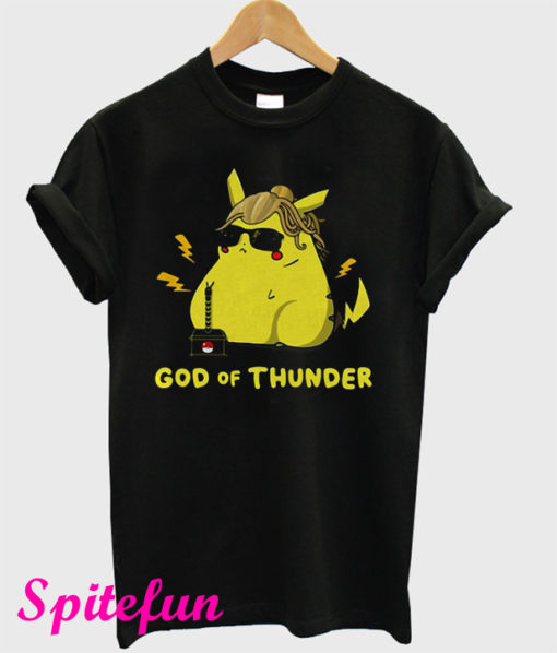 Pikathor Fat God of Thunder T-Shirt