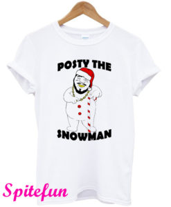 Post Malone Posty The Snowman T-Shirt