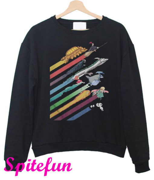 Rainbow Studio Ghibli Sweatshirt