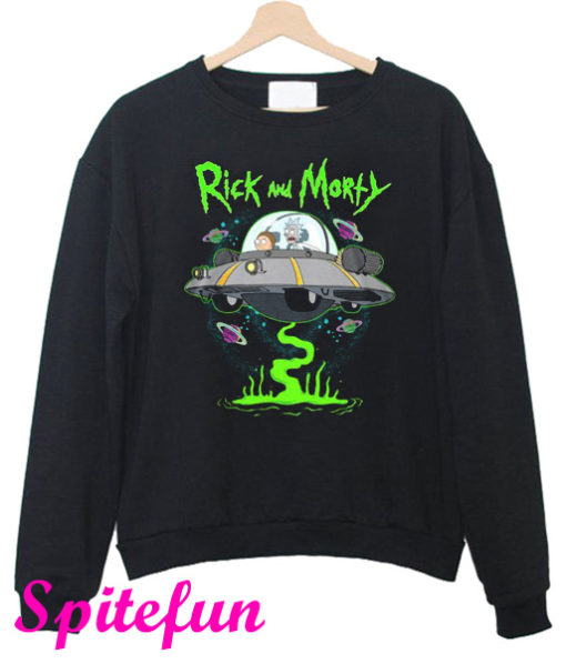 Rick And Morty UFO Big Sweatshirt
