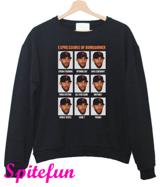 San Francisco Giants SGA Expressions Of Madison Bumgarner Mad Bum Sweatshirt