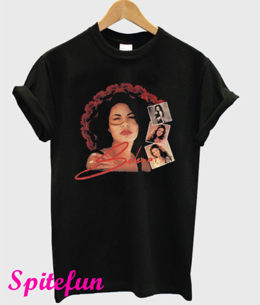 Selena Quintanilla Floral T-Shirt
