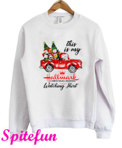 Snoopy This Is My Hallmark Christmas Movie Watching T-Shirt