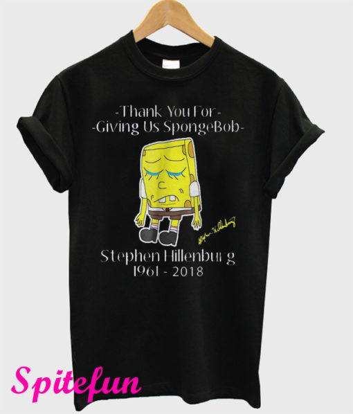 Stephen Hillenburg 1961 - 2018 RIP The Father Of Spongebob T-Shirt