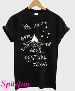 Travis Scott Look Mom I Can Fly Festival Texas T-Shirt