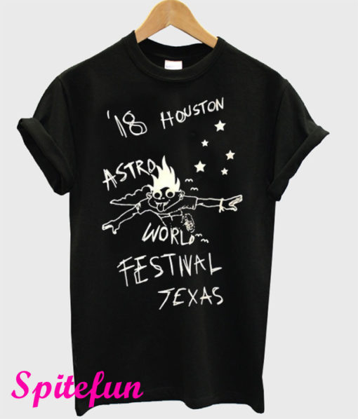 Travis Scott Look Mom I Can Fly Festival Texas T-Shirt