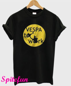 Vespa To Work T-Shirt