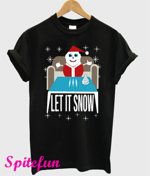 Walmart Coke Santa Let It Snow T-Shirt