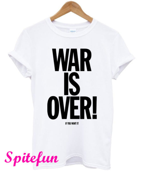 War Is Over If You Want It To Be Mens John Lennon Inspired T-Shirt