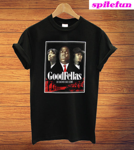 3Forty Inc. Mens Tupac Biggie Eazy-E Goodfellas T-Shirt