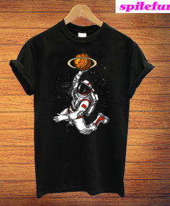 Astronaut Basketball Player Space T-Shirt