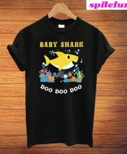 Baby Shark Doo Doo Doo Black T-Shirt