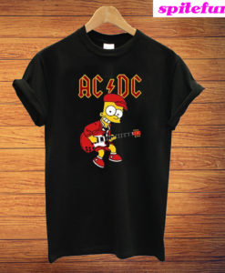Bart Simpson ACDC T-Shirt