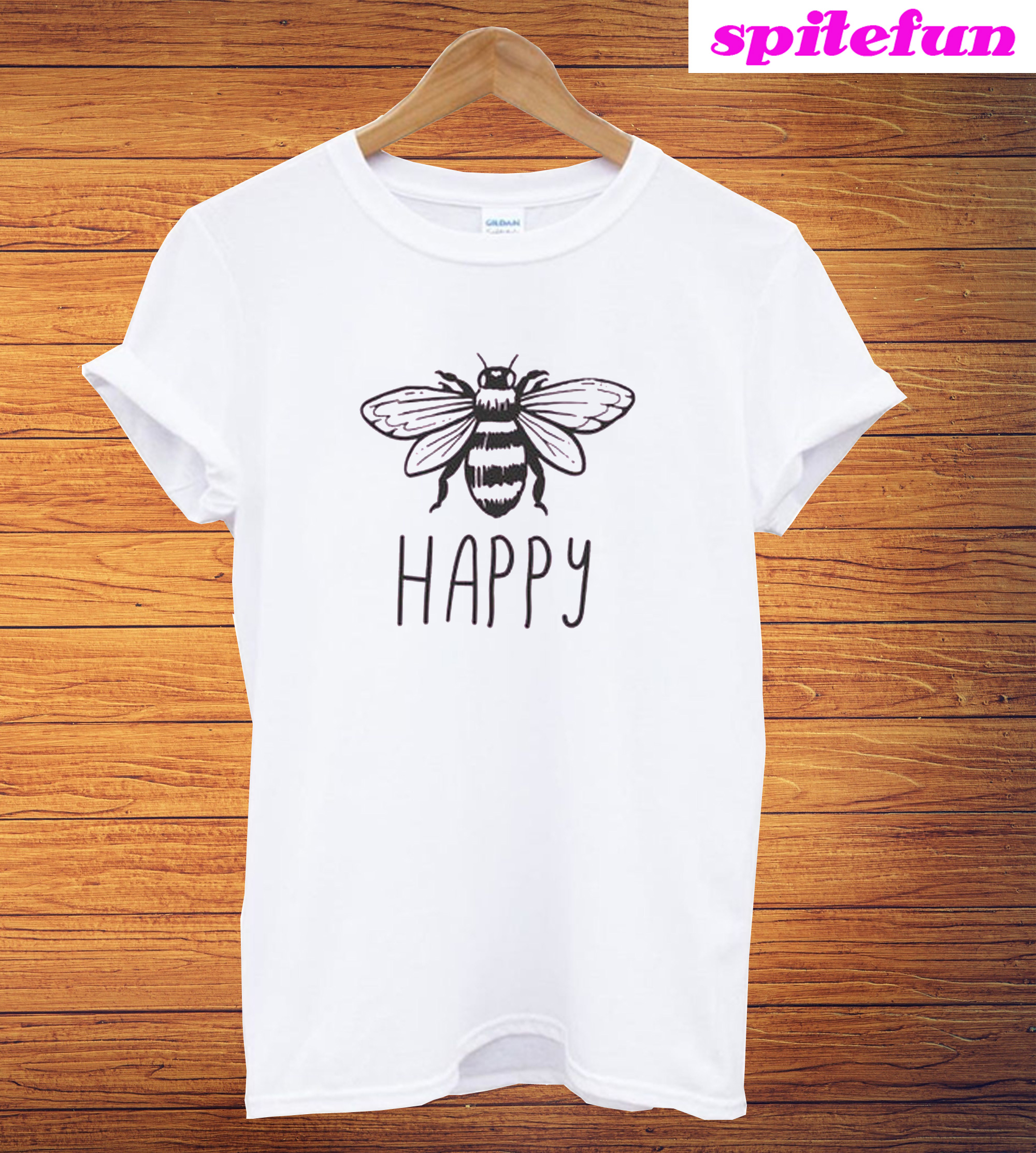 bee happy tee shirt