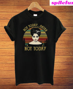 Bianca Del Rio Not Today Satan Not Today Black T-Shirt