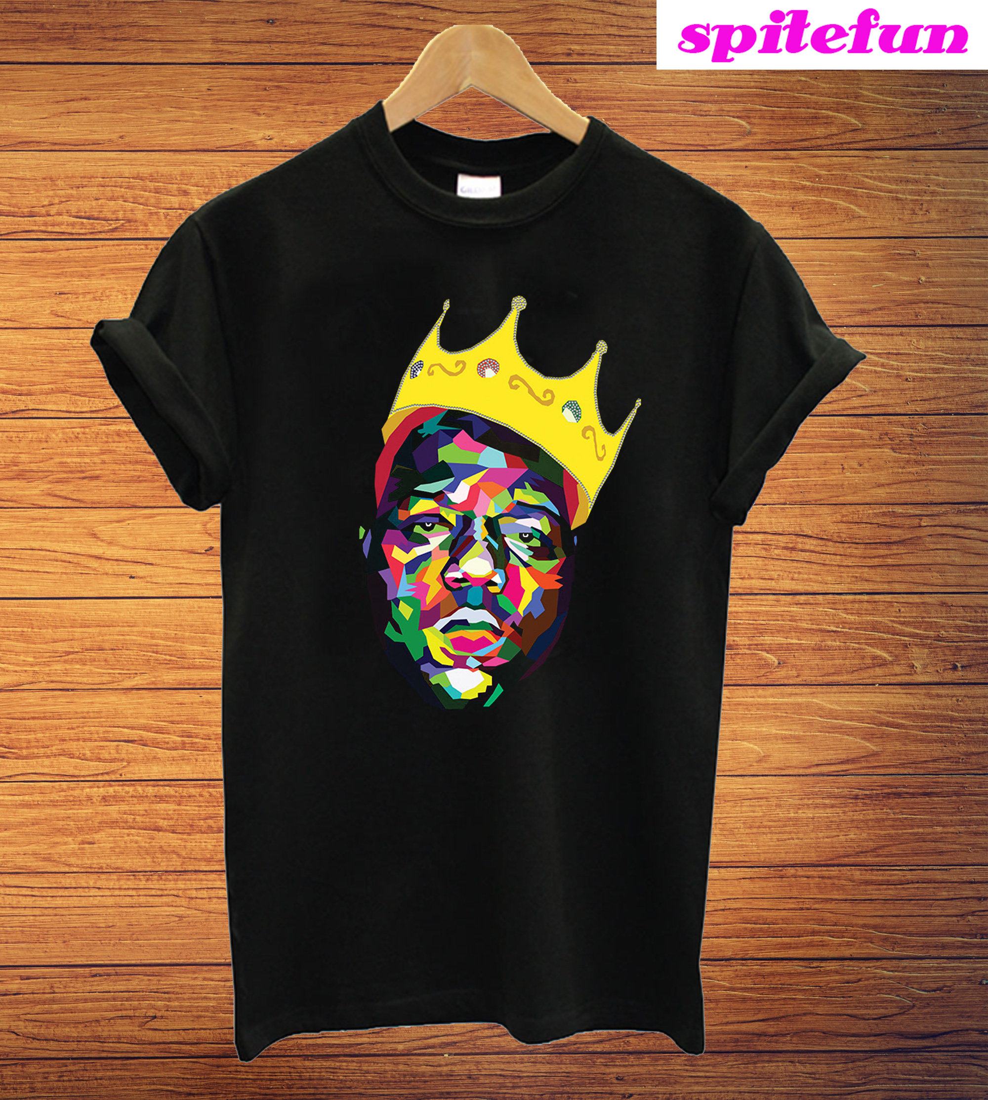 biggie smalls crown shirt