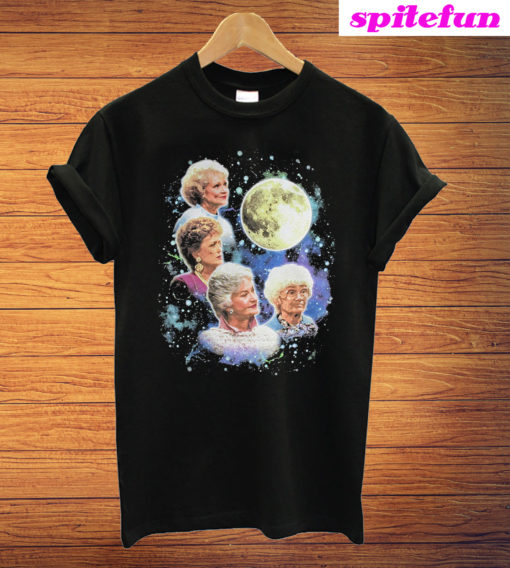 Bioworld The Golden Girls Women’s Four Golden Girls Moon T-Shirt