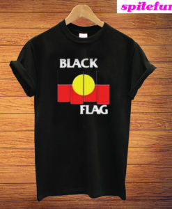 Black Flag x Aboriginal Flag T-Shirt